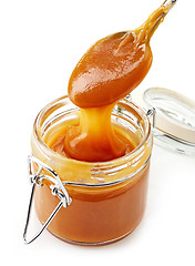 Image showing homemade caramel cream