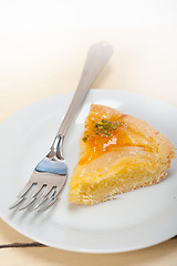 Image showing fresh pears pie dessert cake 