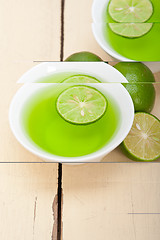 Image showing green lime lemonade 