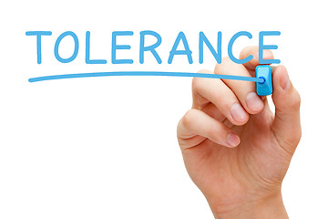 Image showing Tolerance Blue Marker