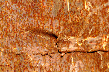 Image showing rusty wall