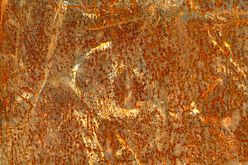 Image showing rusty wall