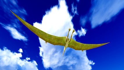 Image showing Flying pterodactyl 