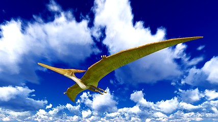 Image showing Flying pterodactyl 