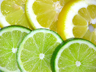 Image showing Lemons and Limes