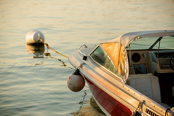 Image showing Boat at the lakeside