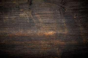 Image showing black painted wood