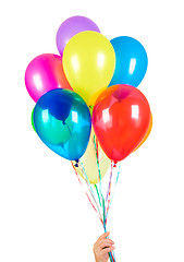 Image showing Balloons on a white background