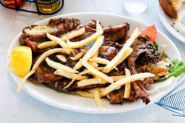 Image showing Grilled lamb chops