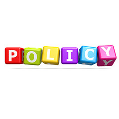 Image showing Policy buzzword