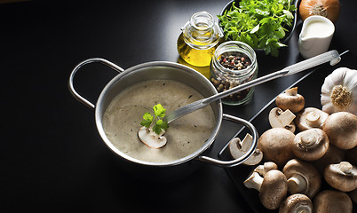 Image showing Mushroom soup 