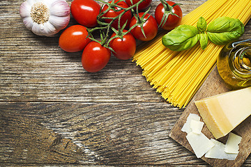 Image showing Pasta ingredients