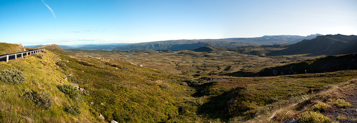 Image showing Mountain plateau Valdresflye, Jotunheimen, Norway