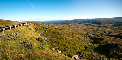 Image showing Mountain plateau Valdresflye, Jotunheimen, Norway