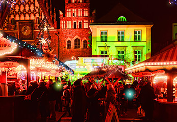 Image showing Market Square in Wroclaw, Poland 