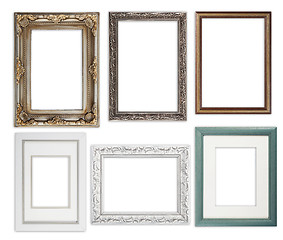 Image showing many picture frames