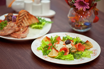 Image showing salmon salad 