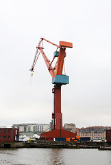 Image showing One big crane