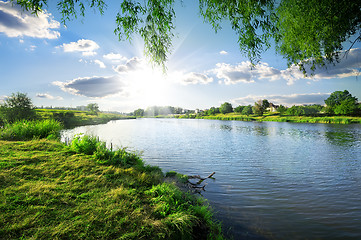 Image showing Day on a river