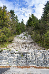 Image showing moraine in Alps