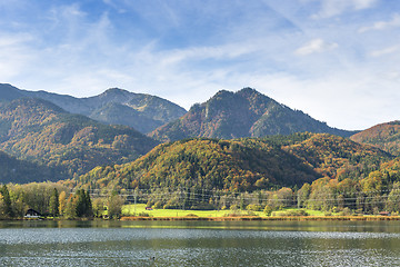 Image showing view lake Kochelsee