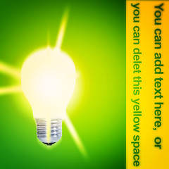 Image showing White bulb