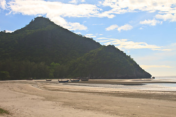 Image showing  beach and tropical sea in summer