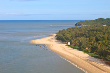 Image showing Beautiful tropical island, beach landscape