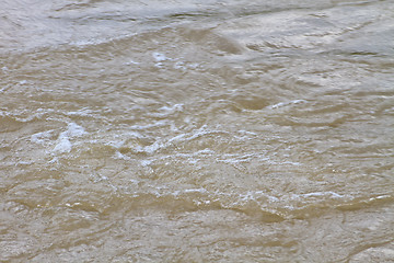 Image showing flooding river after a storm 