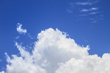 Image showing blue sky with white clouds