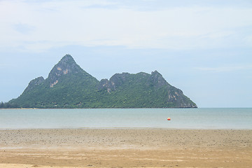 Image showing beautiful beach and tropical sea 