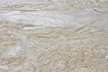 Image showing flooding river after a storm 