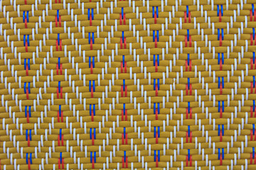 Image showing Texture of thai native weave mat