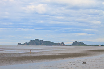 Image showing  beach and tropical sea in summer