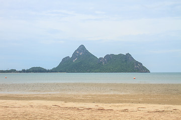 Image showing beautiful beach and tropical sea 