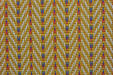 Image showing Texture of thai native weave mat