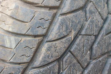 Image showing pattern of old tires textures