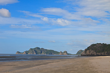 Image showing  beach and tropical sea in summer