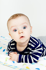 Image showing Adorable baby. studio photo