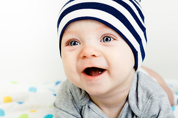 Image showing Adorable baby. studio photo