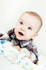 Image showing Adorable baby. studio photo