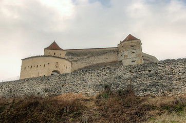 Image showing Rasnov Castle in Romania