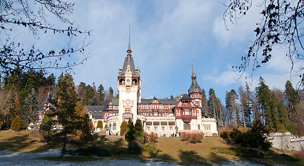 Image showing Peles castle in Romania