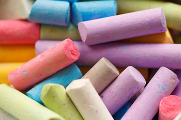 Image showing Sidewalk chalk