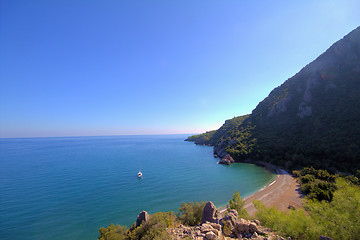 Image showing Olimpos Mediterranean Sea and Mountain . Antalya. Turkey