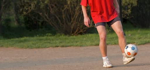 Image showing Football player