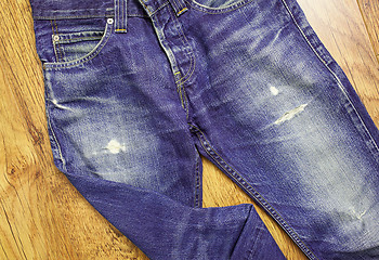 Image showing nice blue jeans 