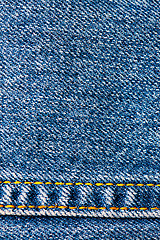 Image showing aged jeans background