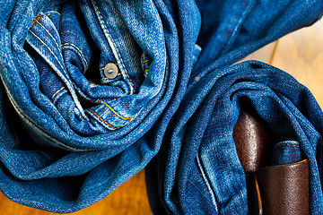 Image showing rolled up jeans