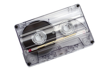 Image showing close up of vintage audio tape cassette